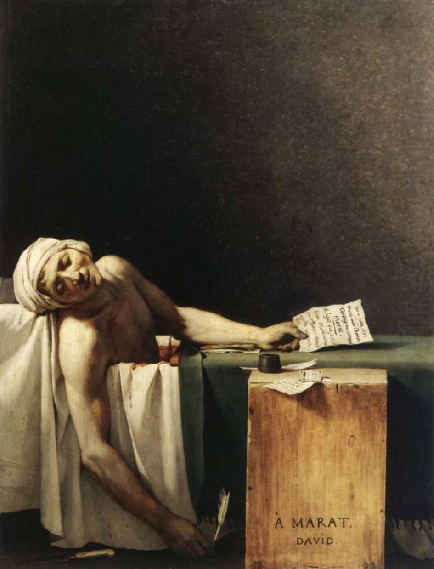 Marat Assassinated in His Bath, Jacques-Louis David